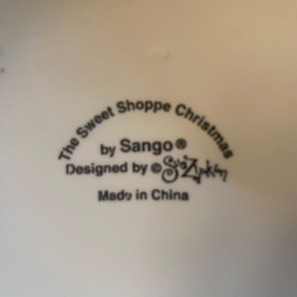 The Sweet Shoppe Christmas Footed Candy Mixing Bowl by Sue Zipkin - Picture 7 of 10